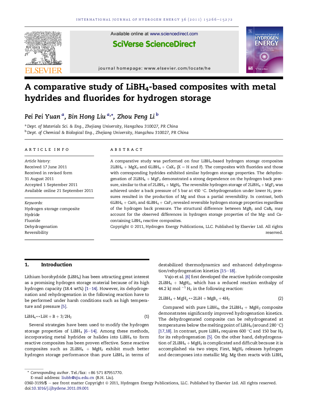 A comparative study of LiBH4-based composites with metal hydrides and fluorides for hydrogen storage