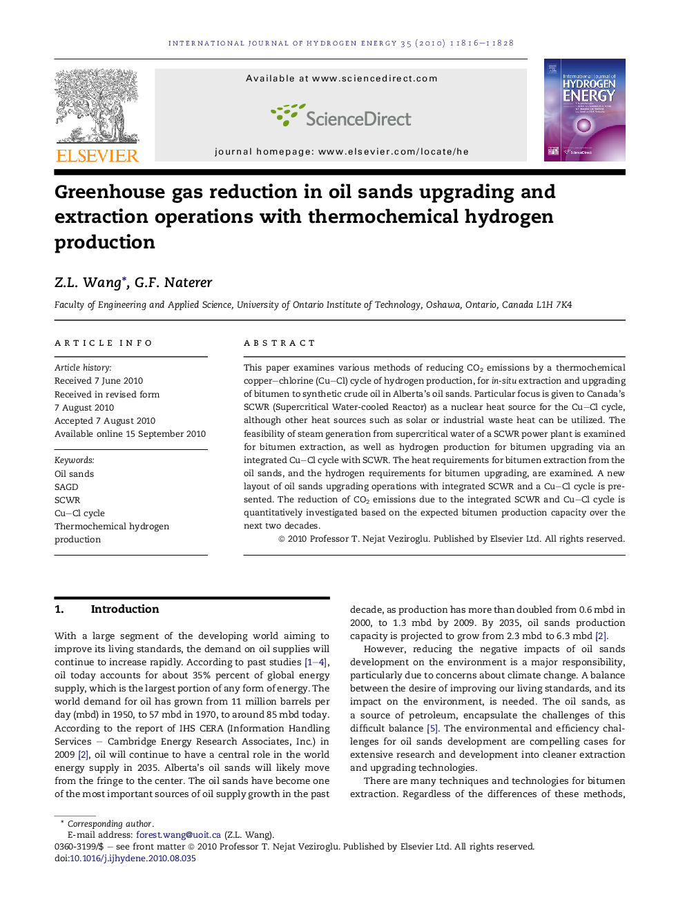 Greenhouse gas reduction in oil sands upgrading and extraction operations with thermochemical hydrogen production