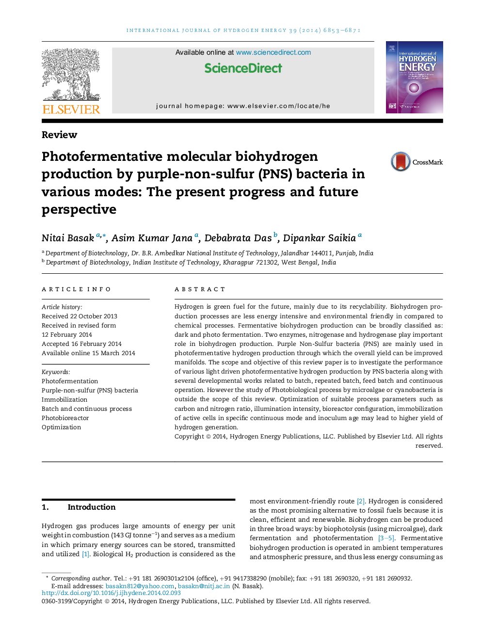 Photofermentative molecular biohydrogen production by purple-non-sulfur (PNS) bacteria in various modes: The present progress and future perspective