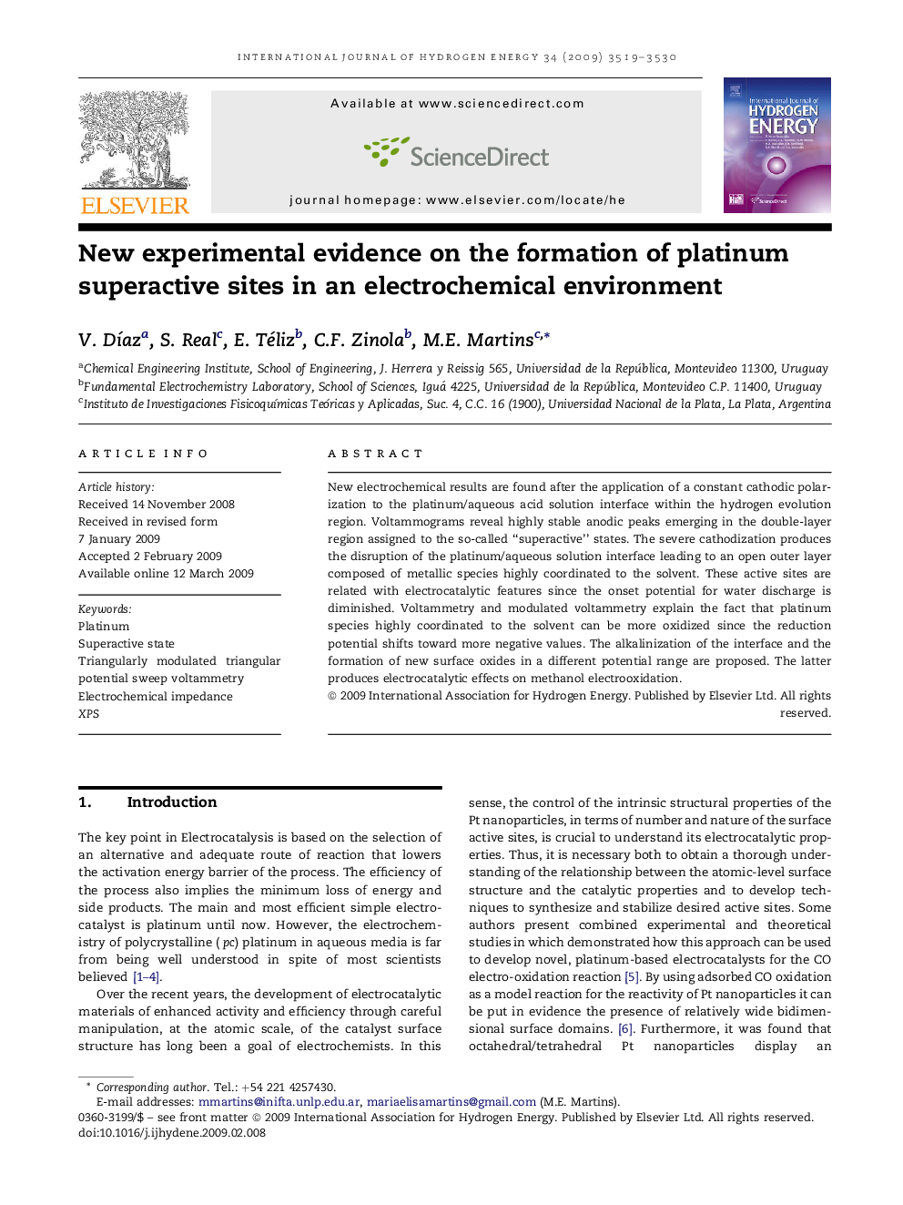 New experimental evidence on the formation of platinum superactive sites in an electrochemical environment