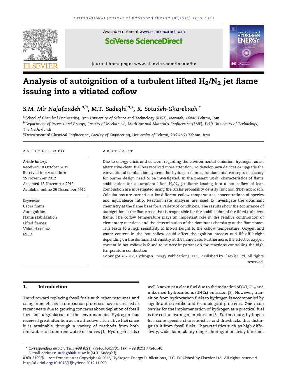 Analysis of autoignition of a turbulent lifted H2/N2 jet flame issuing into a vitiated coflow