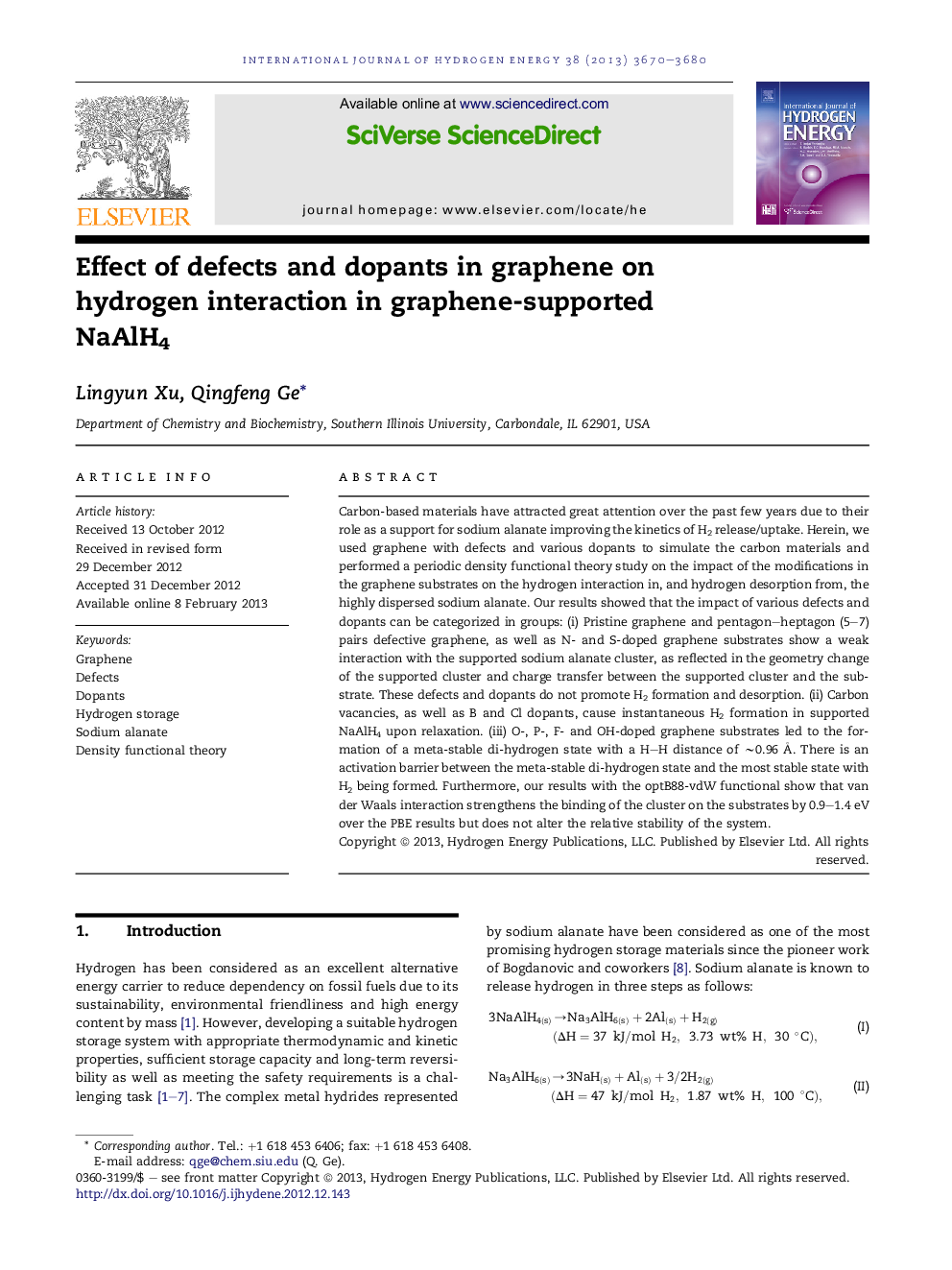 Effect of defects and dopants in graphene on hydrogen interaction in graphene-supported NaAlH4