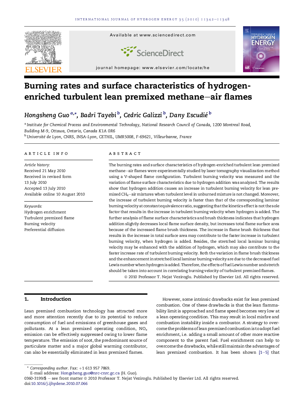 Burning rates and surface characteristics of hydrogen-enriched turbulent lean premixed methane–air flames