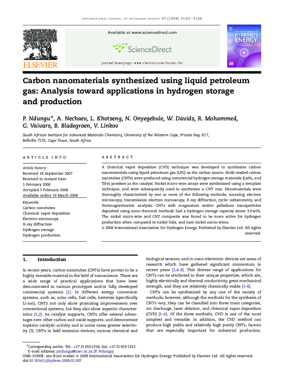 Carbon nanomaterials synthesized using liquid petroleum gas: Analysis toward applications in hydrogen storage and production