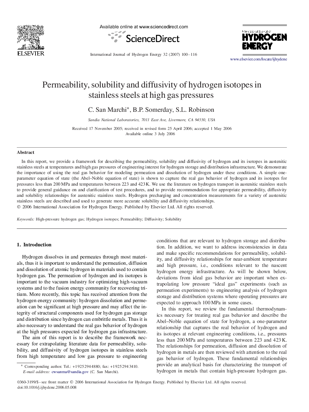 Permeability, solubility and diffusivity of hydrogen isotopes in stainless steels at high gas pressures