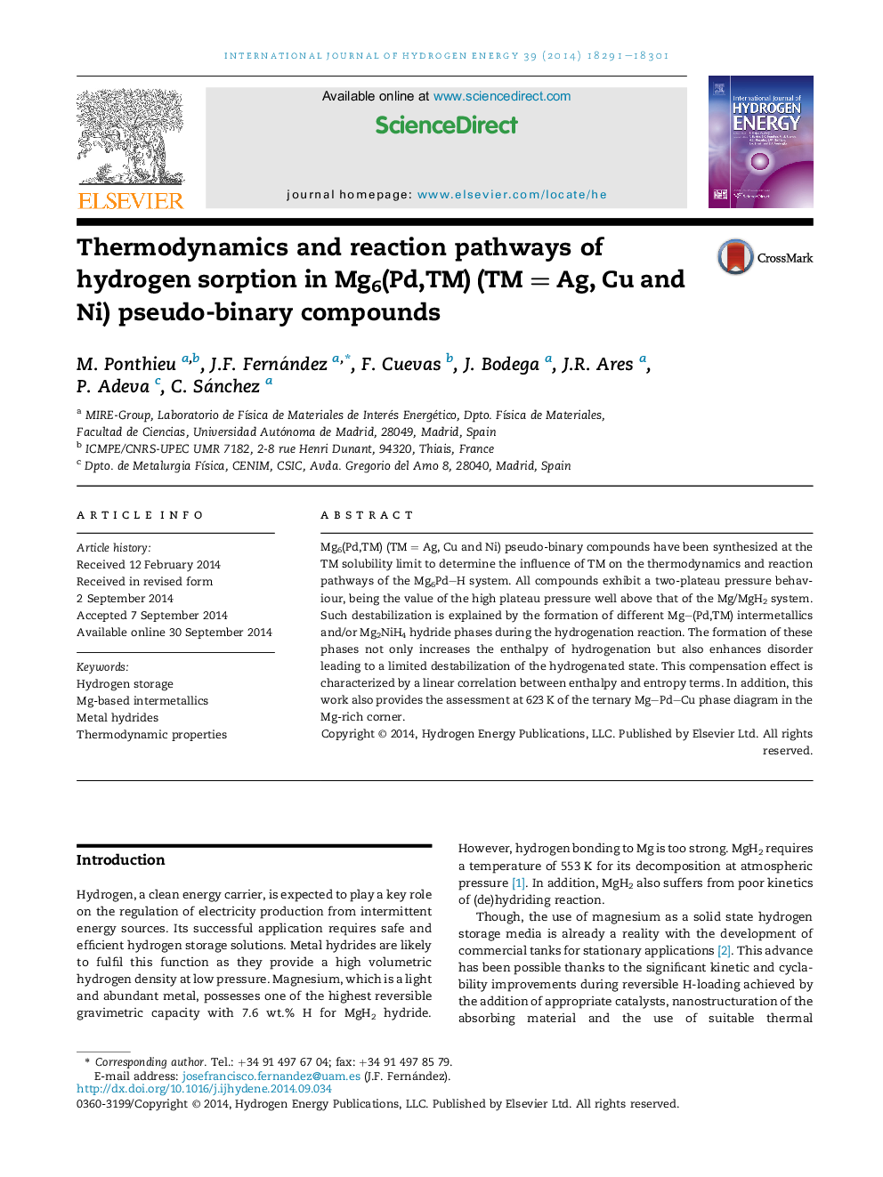 Thermodynamics and reaction pathways of hydrogen sorption in Mg6(Pd,TM) (TM = Ag, Cu and Ni) pseudo-binary compounds