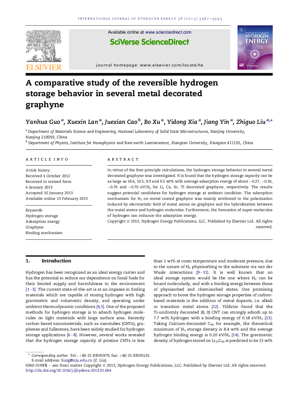 A comparative study of the reversible hydrogen storage behavior in several metal decorated graphyne