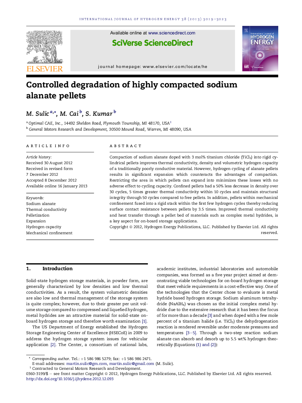 Controlled degradation of highly compacted sodium alanate pellets