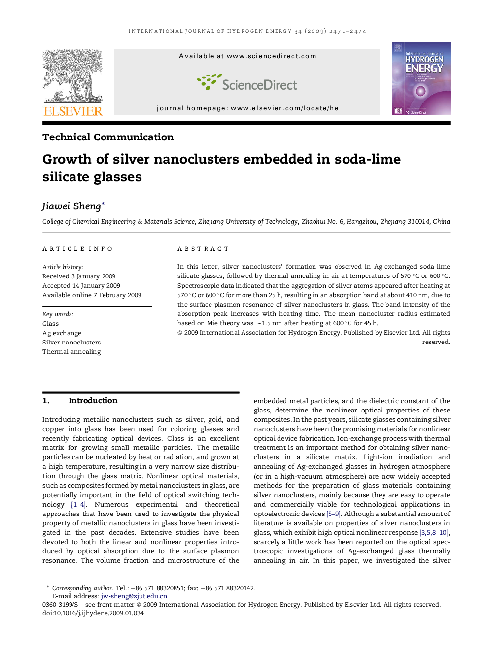 Growth of silver nanoclusters embedded in soda-lime silicate glasses