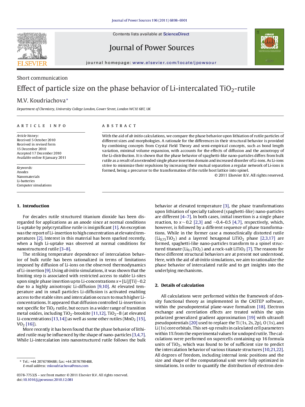 Effect of particle size on the phase behavior of Li-intercalated TiO2-rutile