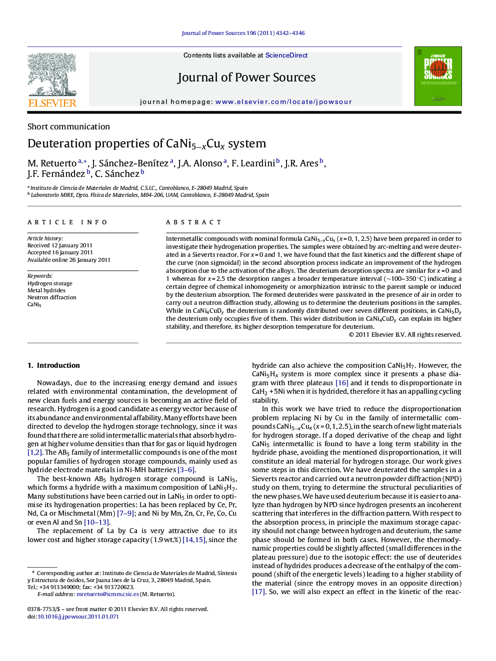 Deuteration properties of CaNi5−xCux system