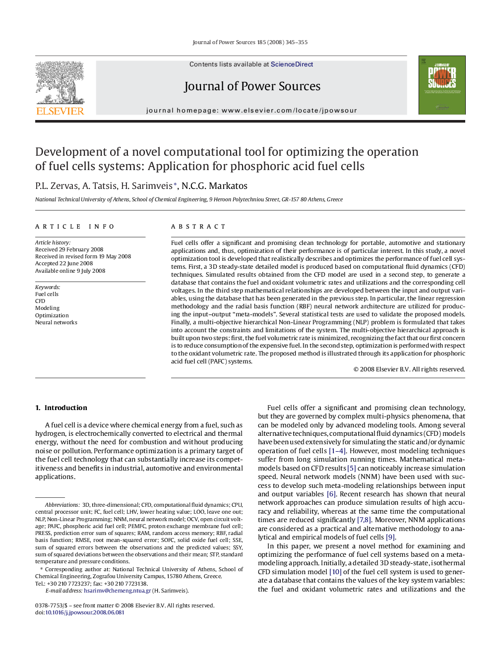 Development of a novel computational tool for optimizing the operation of fuel cells systems: Application for phosphoric acid fuel cells