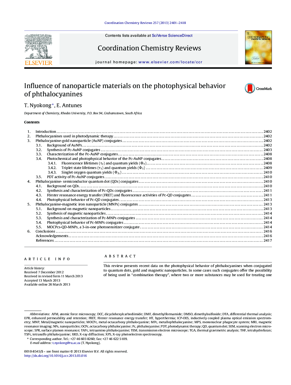 Influence of nanoparticle materials on the photophysical behavior of phthalocyanines