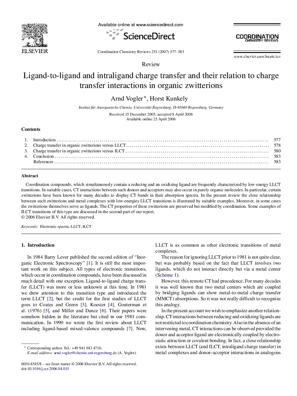 Ligand-to-ligand and intraligand charge transfer and their relation to charge transfer interactions in organic zwitterions