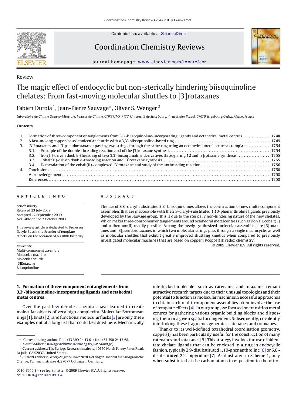 The magic effect of endocyclic but non-sterically hindering biisoquinoline chelates: From fast-moving molecular shuttles to [3]rotaxanes