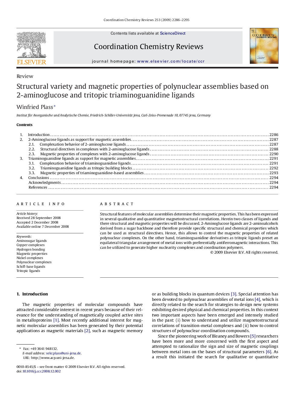 Structural variety and magnetic properties of polynuclear assemblies based on 2-aminoglucose and tritopic triaminoguanidine ligands