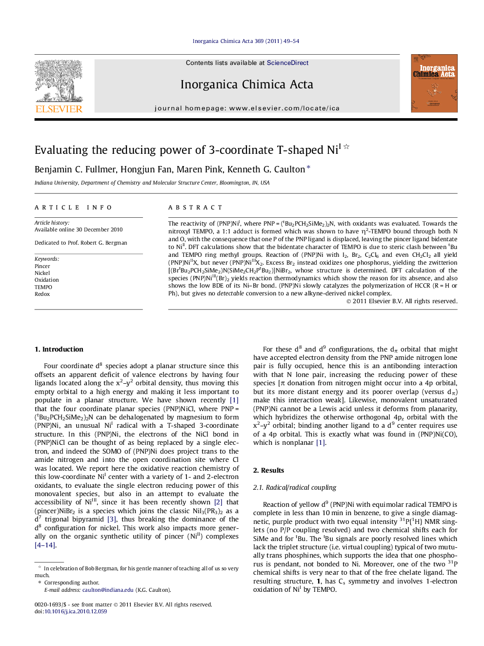 Evaluating the reducing power of 3-coordinate T-shaped NiI