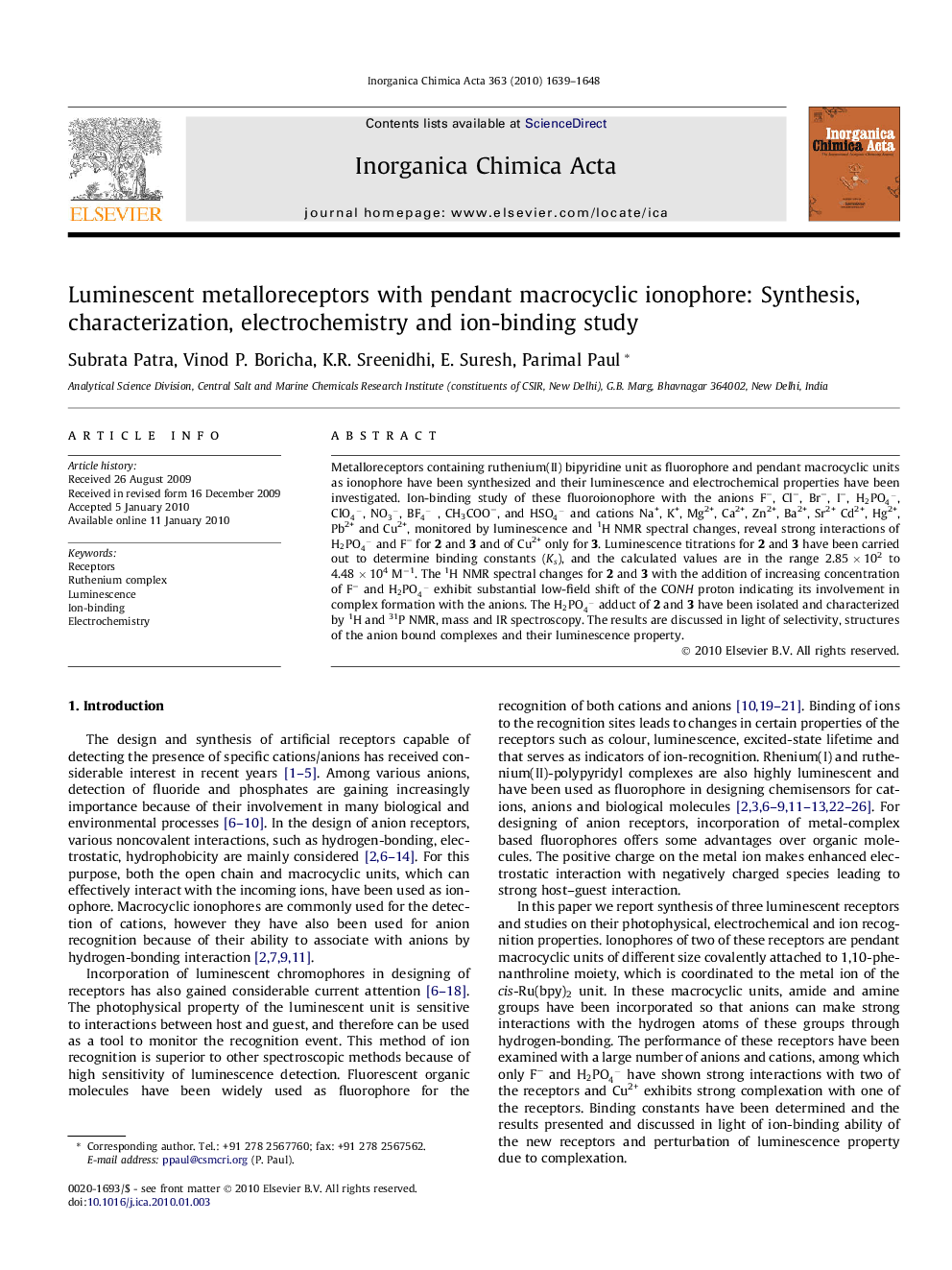 Luminescent metalloreceptors with pendant macrocyclic ionophore: Synthesis, characterization, electrochemistry and ion-binding study