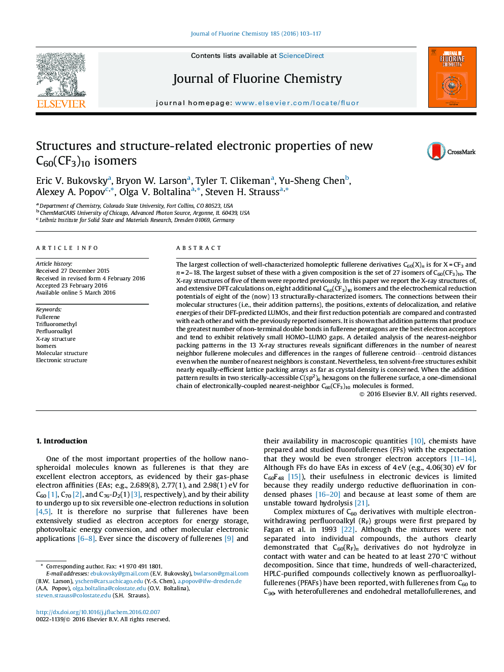 Structures and structure-related electronic properties of new C60(CF3)10 isomers