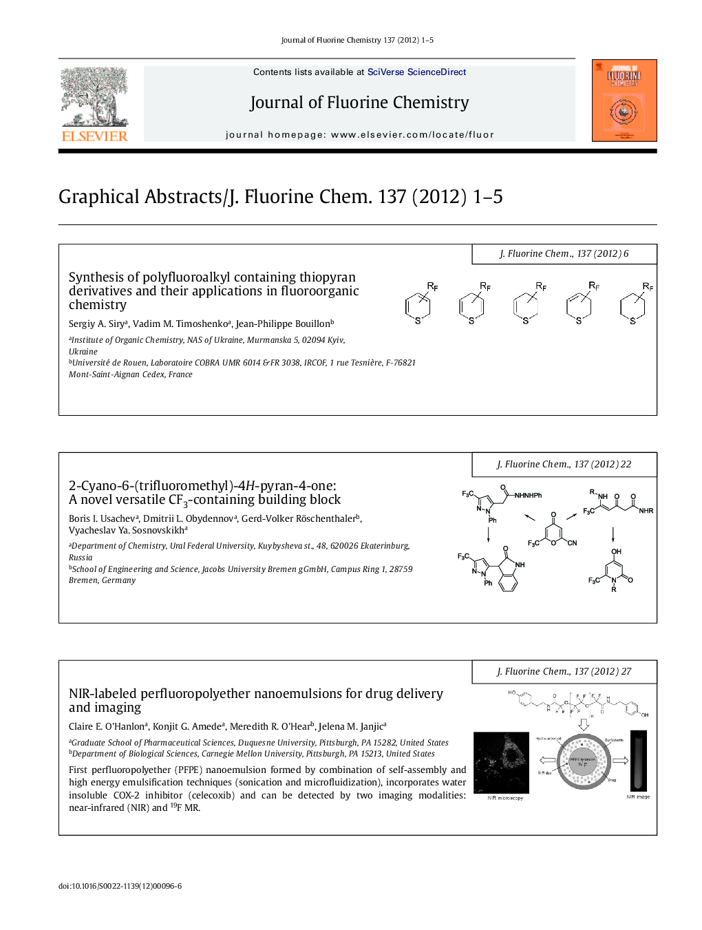 Graphical Abstracts