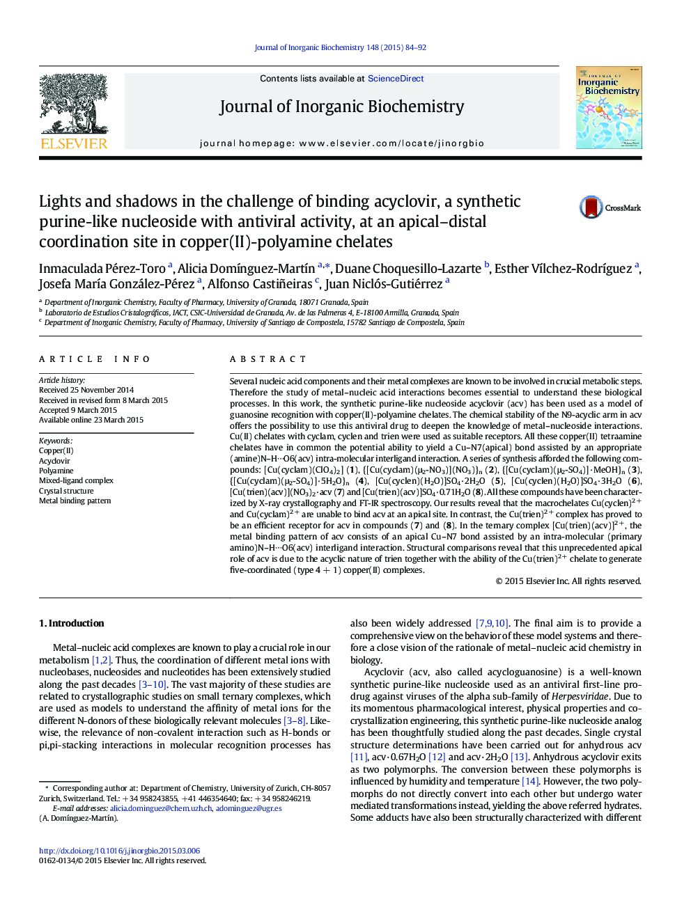 Lights and shadows in the challenge of binding acyclovir, a synthetic purine-like nucleoside with antiviral activity, at an apical–distal coordination site in copper(II)-polyamine chelates