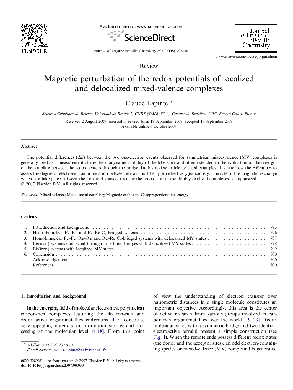 Magnetic perturbation of the redox potentials of localized and delocalized mixed-valence complexes