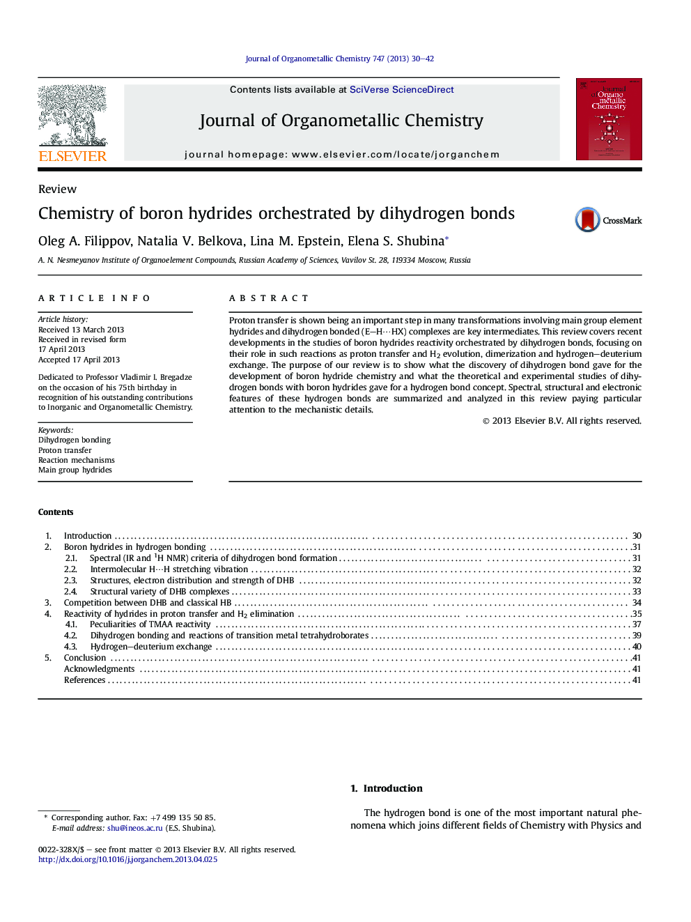 Chemistry of boron hydrides orchestrated by dihydrogen bonds