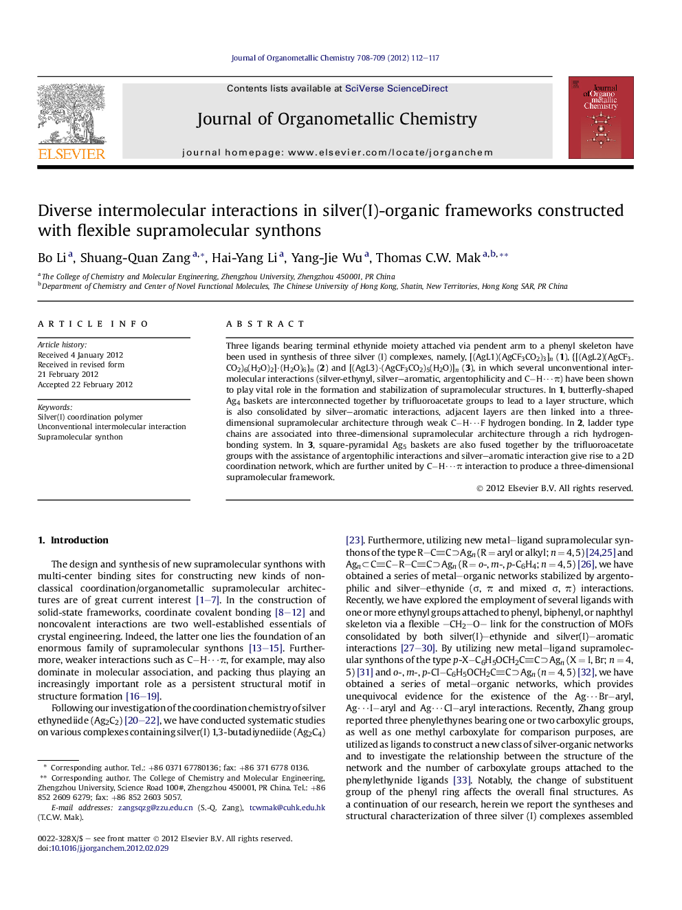 Diverse intermolecular interactions in silver(I)-organic frameworks constructed with flexible supramolecular synthons