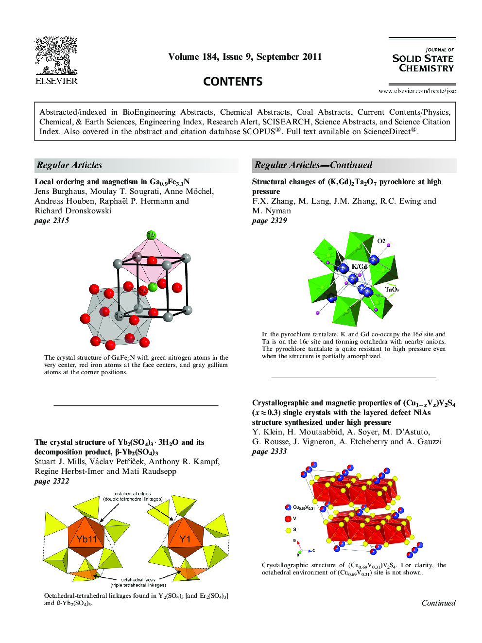 عکس صفحه اول مقاله: Table of Contents - Web Colour Only Table of Contents - Web Colour Only