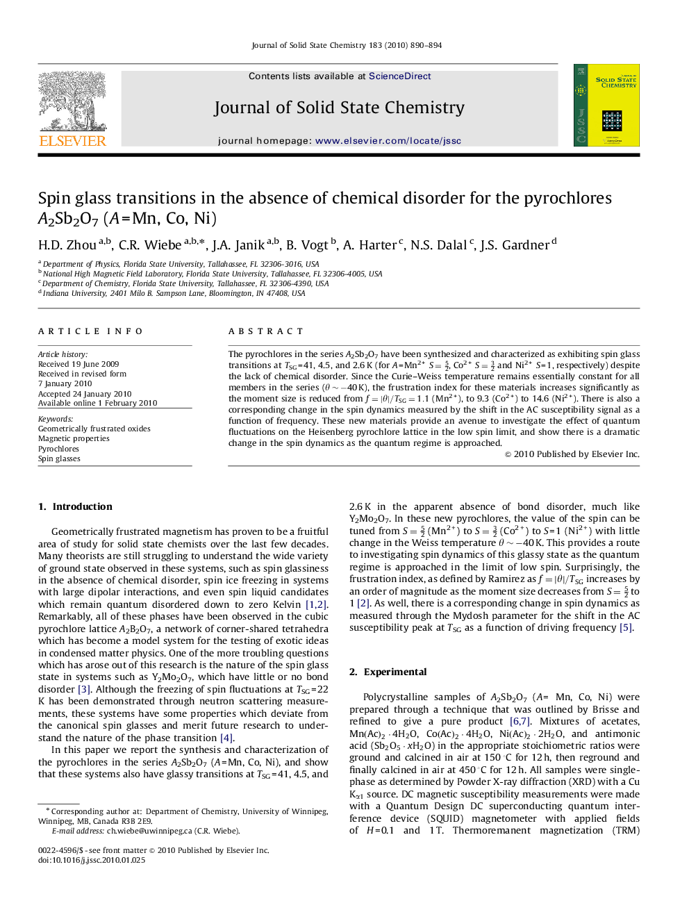 Spin glass transitions in the absence of chemical disorder for the pyrochlores A2Sb2O7 (A=Mn, Co, Ni)