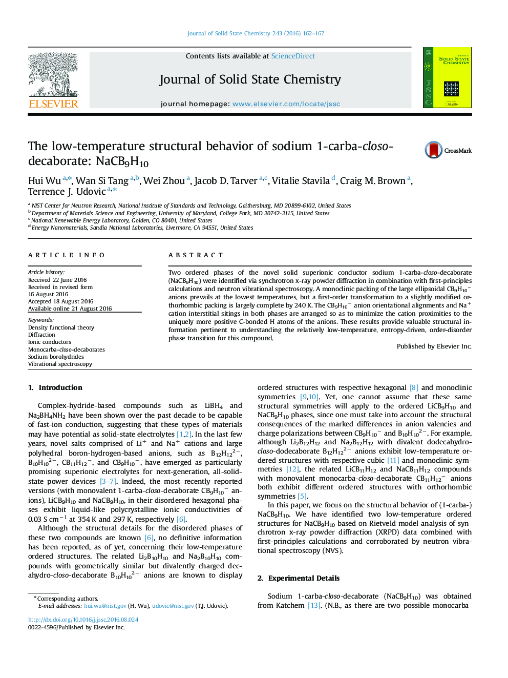 The low-temperature structural behavior of sodium 1-carba-closo-decaborate: NaCB9H10