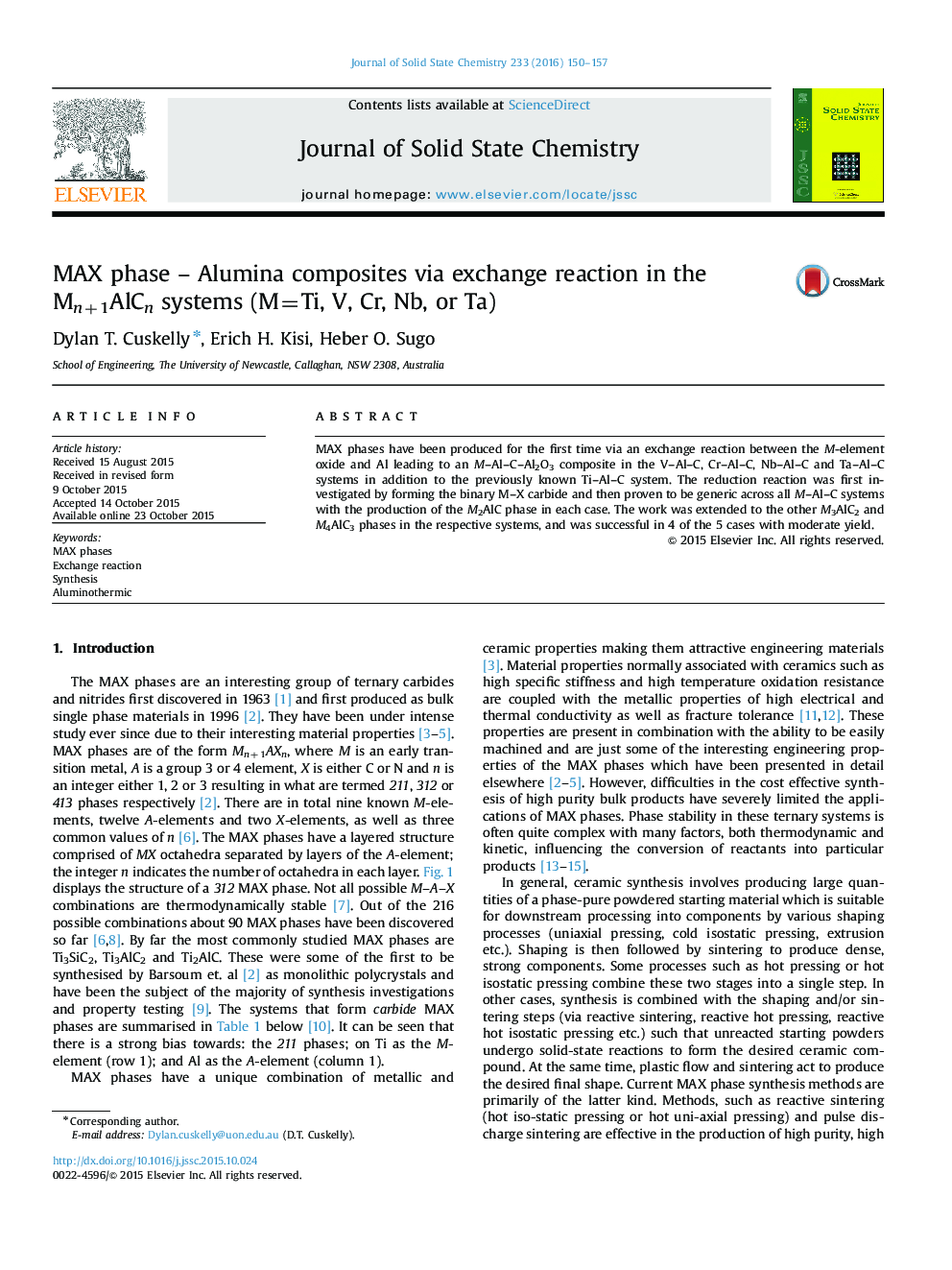 MAX phase – Alumina composites via exchange reaction in the Mn+1AlCn systems (M=Ti, V, Cr, Nb, or Ta)