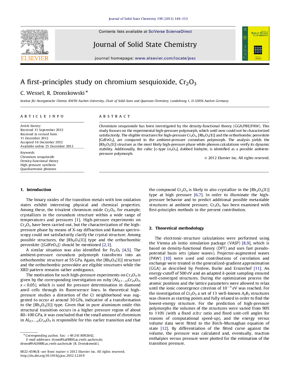 A first-principles study on chromium sesquioxide, Cr2O3