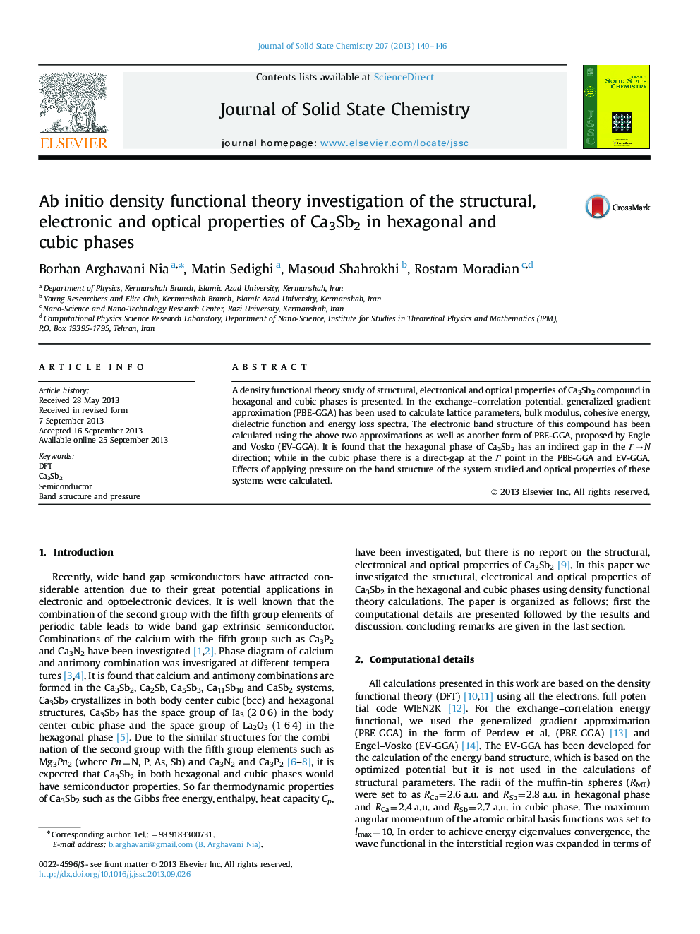 Ab initio density functional theory investigation of the structural, electronic and optical properties of Ca3Sb2 in hexagonal and cubic phases