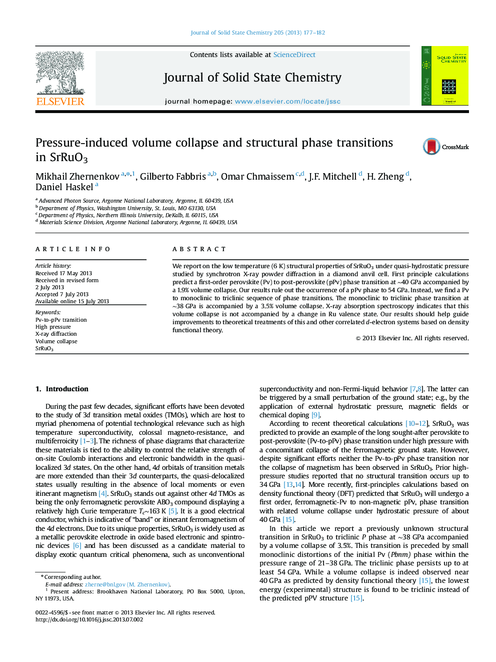 Pressure-induced volume collapse and structural phase transitions in SrRuO3