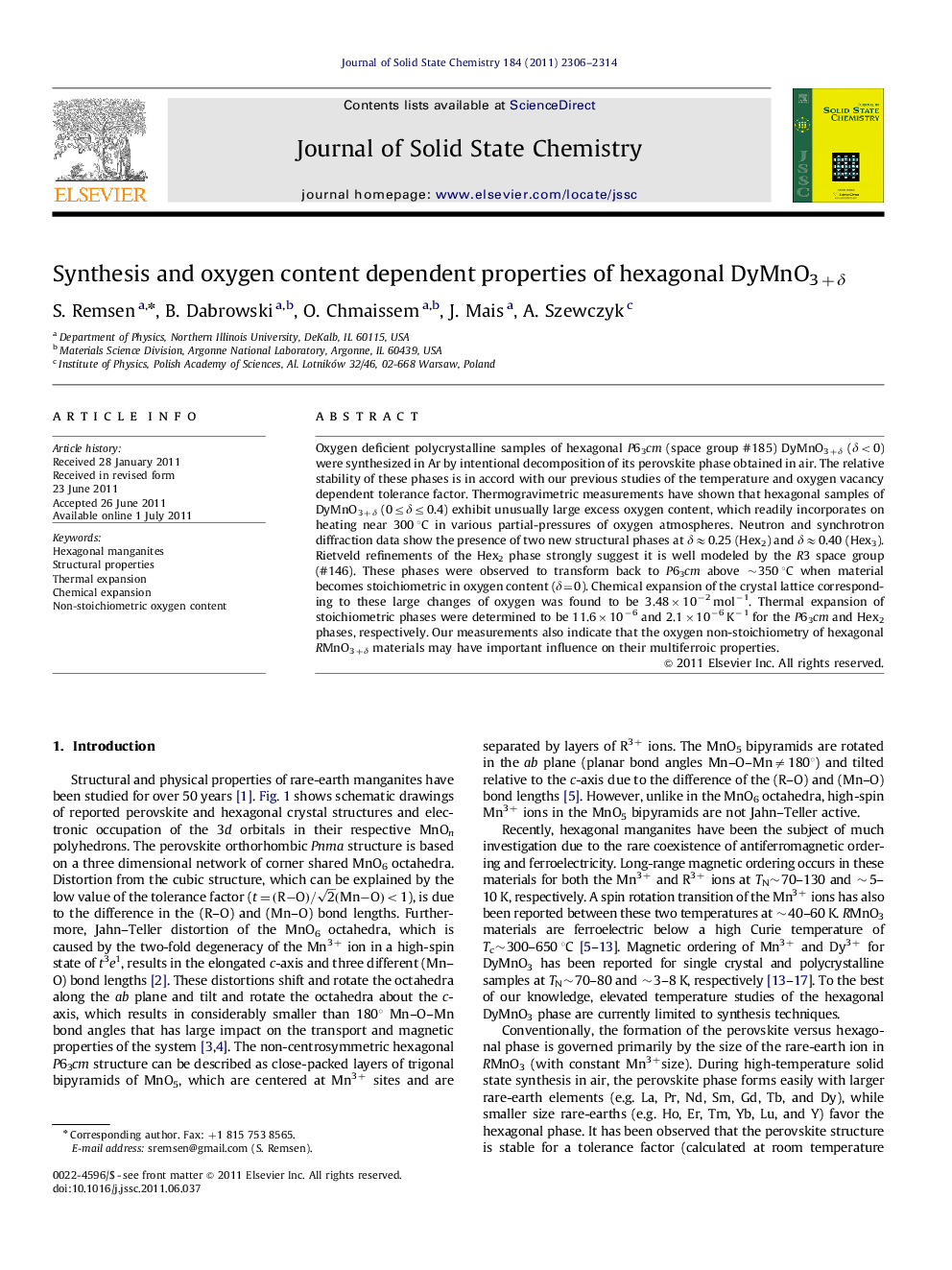 Synthesis and oxygen content dependent properties of hexagonal DyMnO3+δ