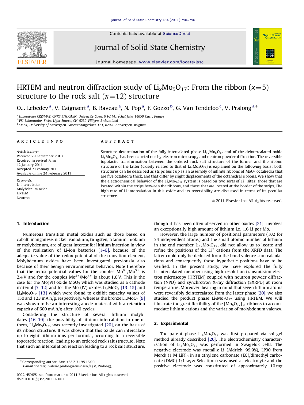 HRTEM and neutron diffraction study of LixMo5O17: From the ribbon (x=5) structure to the rock salt (x=12) structure