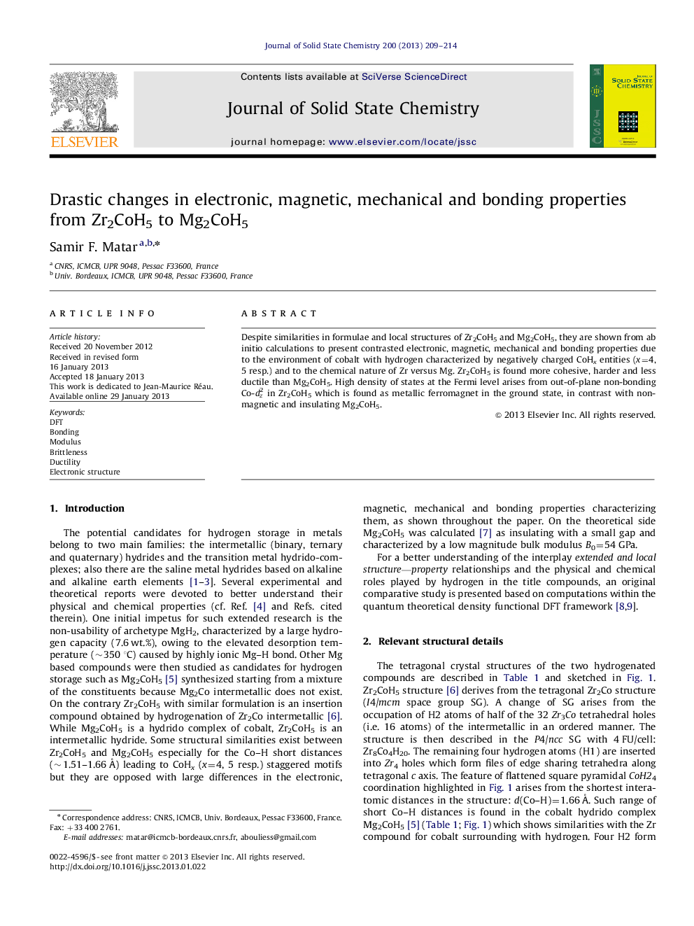 Drastic changes in electronic, magnetic, mechanical and bonding properties from Zr2CoH5 to Mg2CoH5