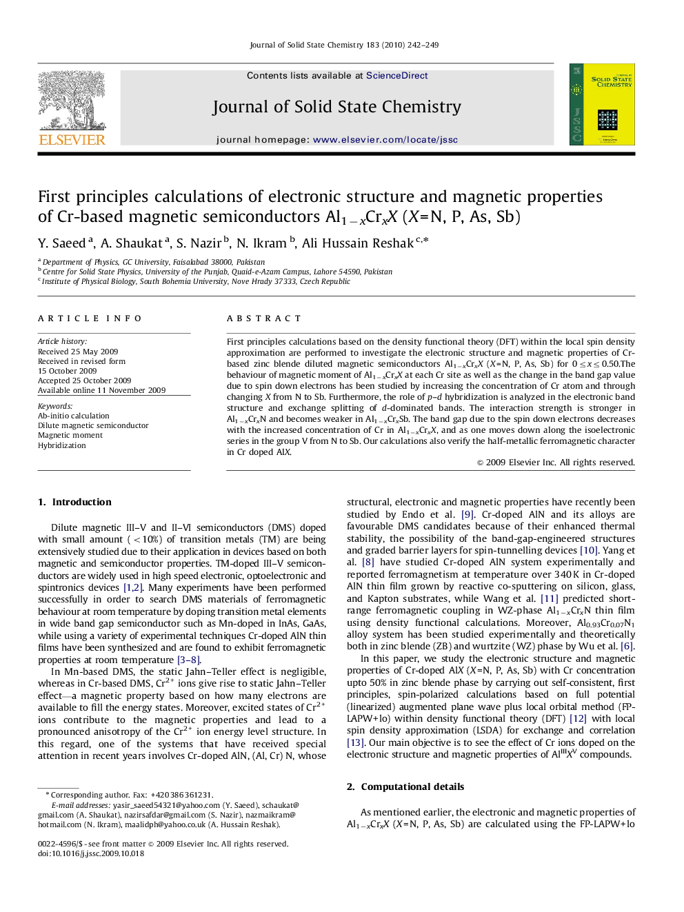 First principles calculations of electronic structure and magnetic properties of Cr-based magnetic semiconductors Al1−xCrxX (X=N, P, As, Sb)