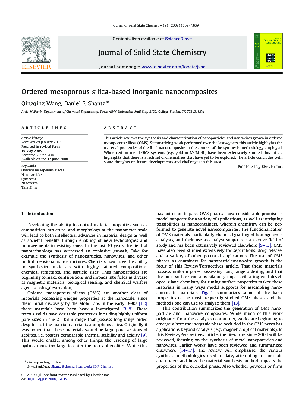 Ordered mesoporous silica-based inorganic nanocomposites