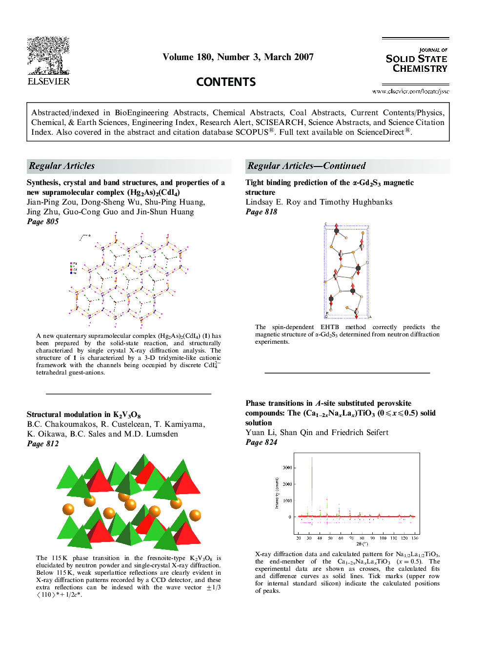 Table of Contents - Web Colour Only