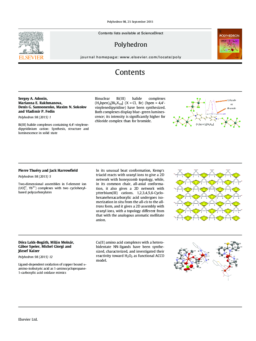 prelims, contents pages