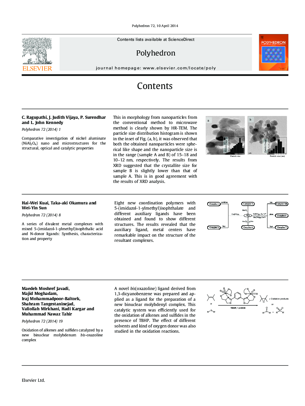 prelims, contents pages