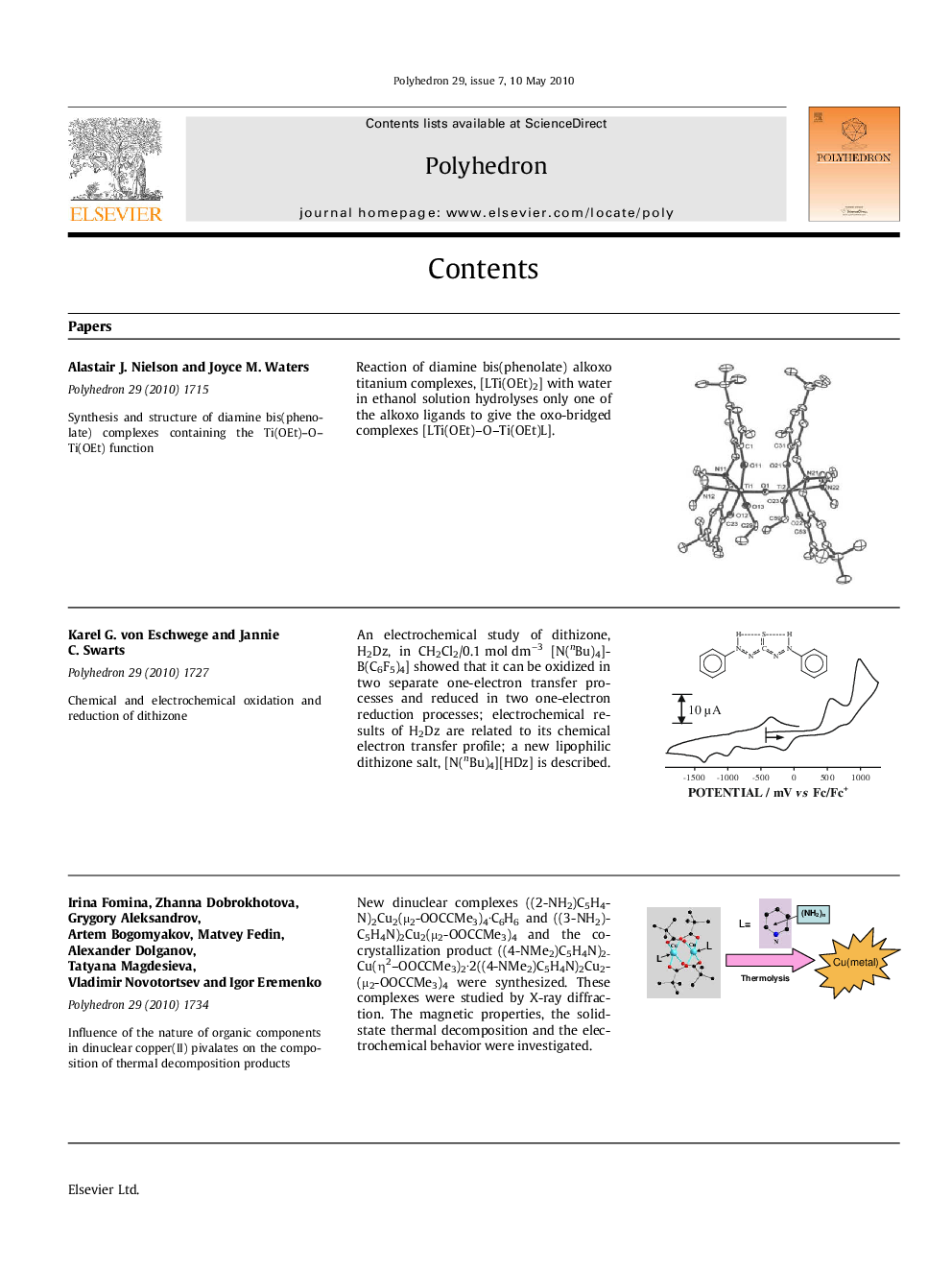 عکس صفحه اول مقاله: prelims, contents pages prelims, contents pages