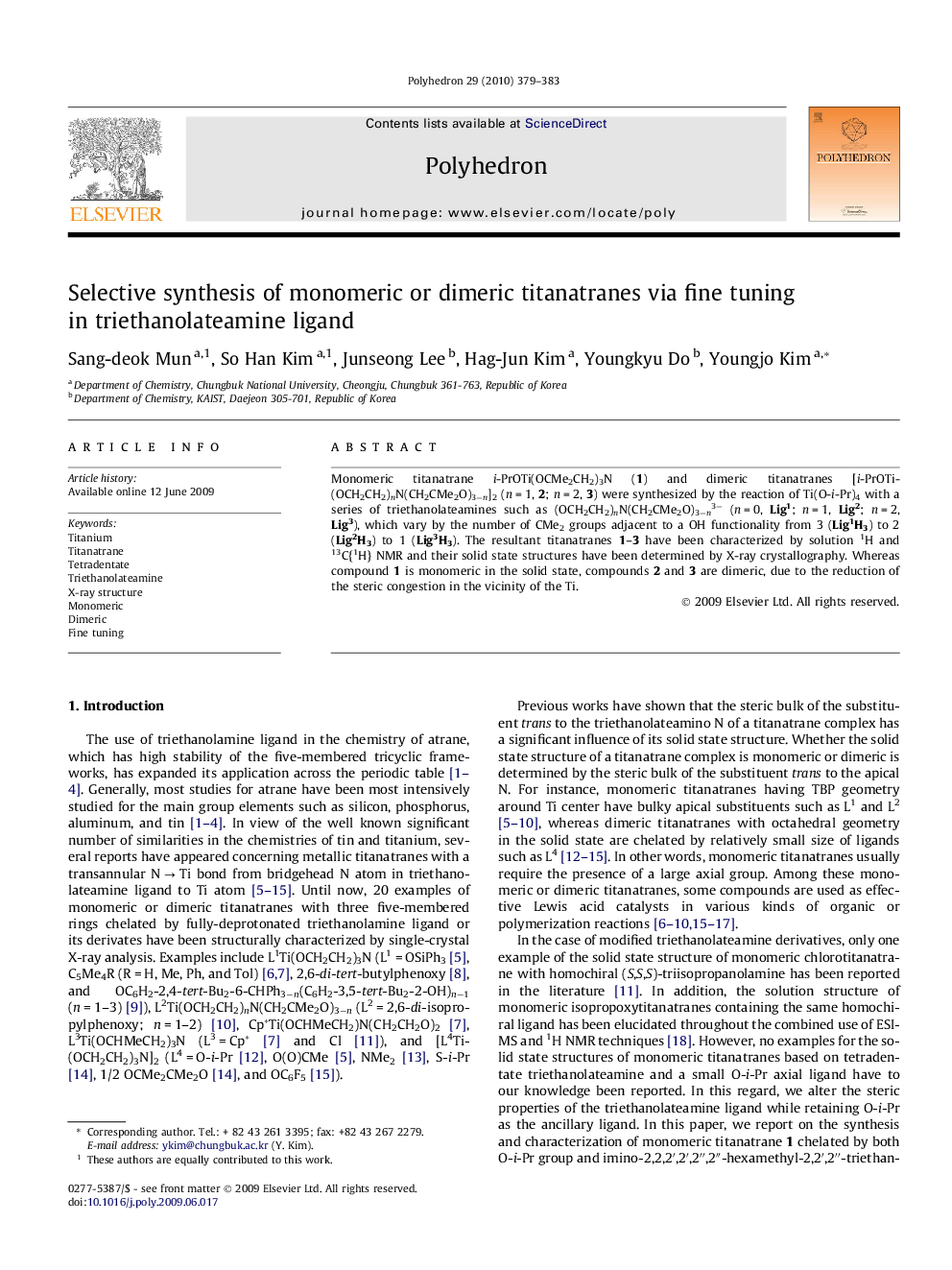 Selective synthesis of monomeric or dimeric titanatranes via fine tuning in triethanolateamine ligand