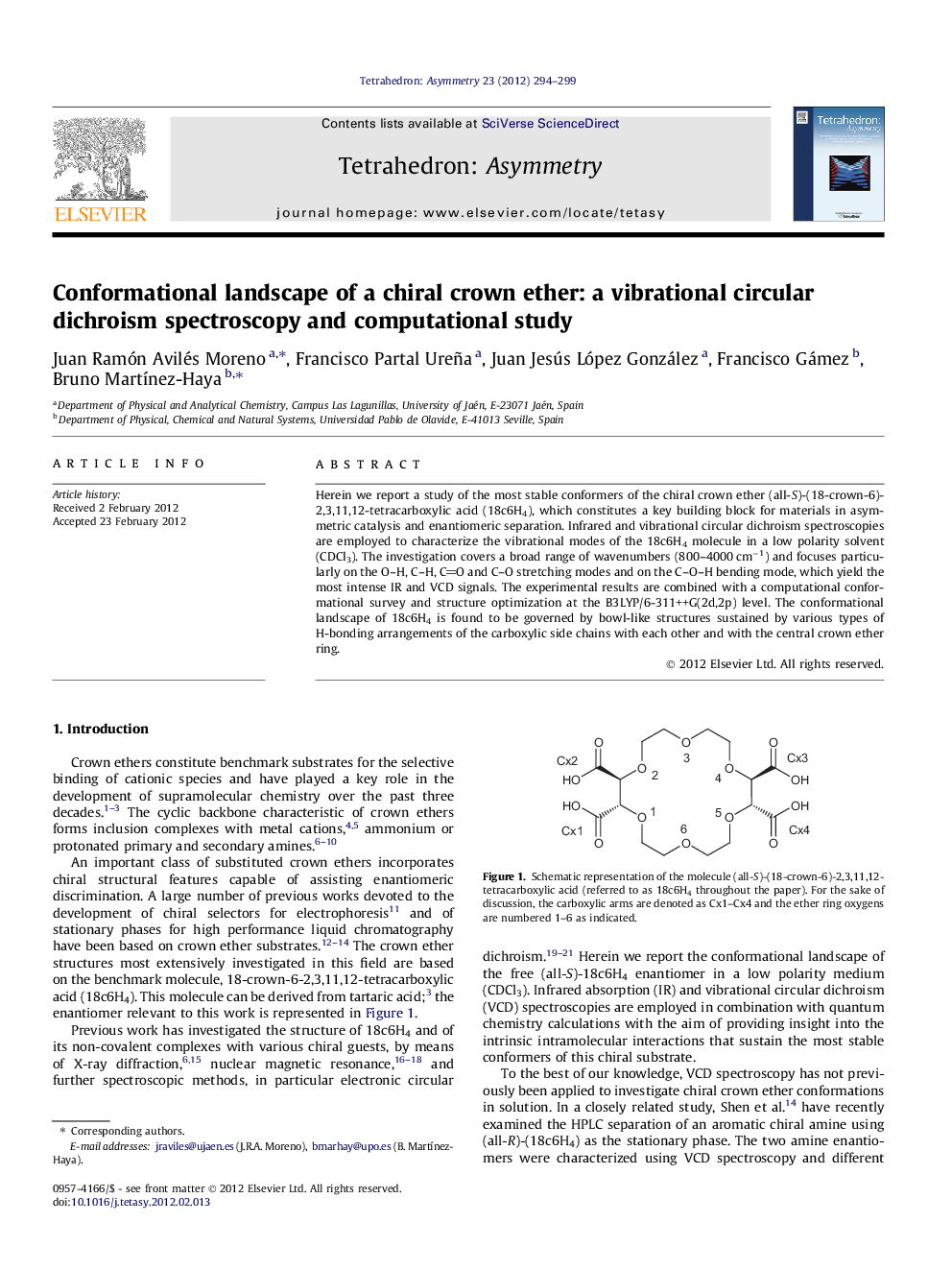 Conformational landscape of a chiral crown ether: a vibrational circular dichroism spectroscopy and computational study