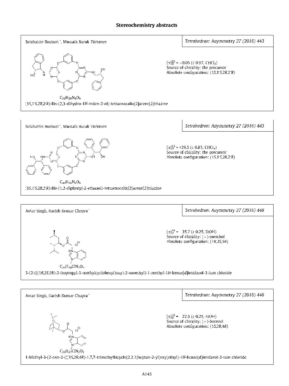 استریو شیمی انتزاعی 
