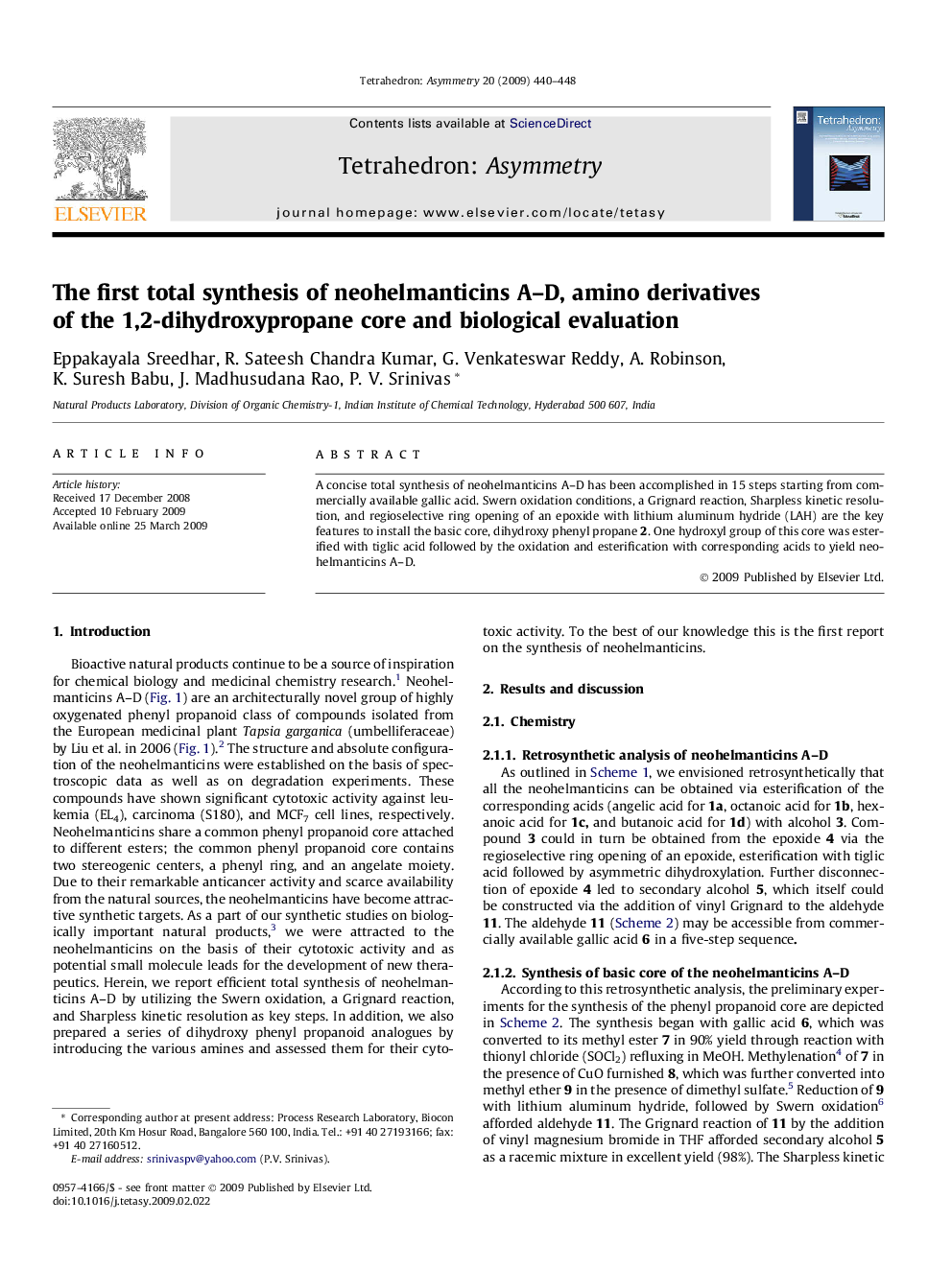 The first total synthesis of neohelmanticins A–D, amino derivatives of the 1,2-dihydroxypropane core and biological evaluation