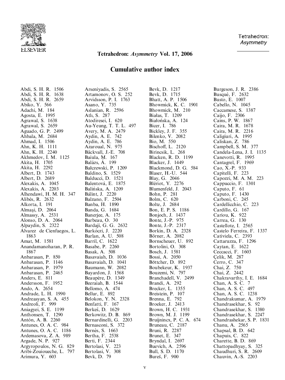 Cumulative author index
