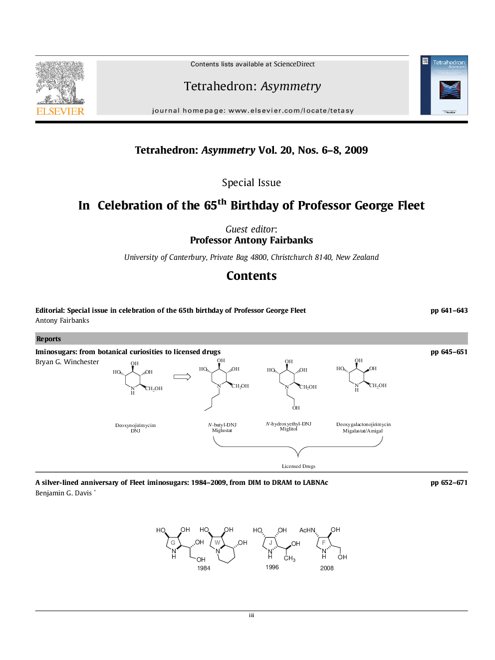 Graphical contents list